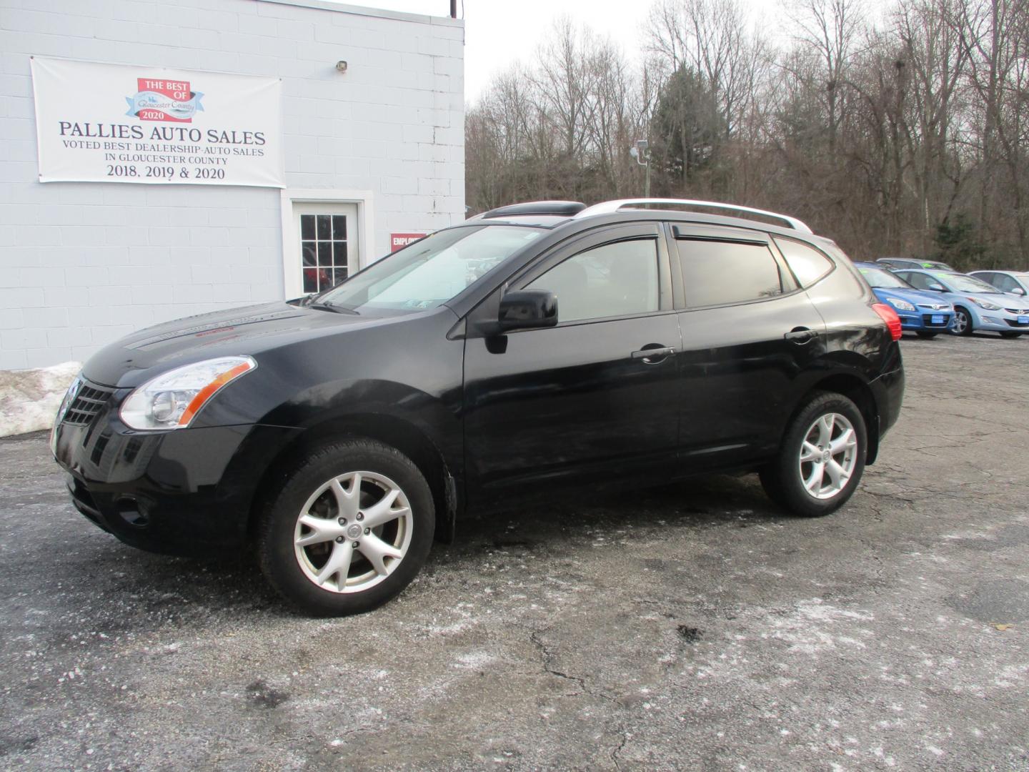 2009 BLACK Nissan Rogue S AWD (JN8AS58V99W) with an 2.5L L4 DOHC 16V engine, CVT transmission, located at 540a Delsea Drive, Sewell, NJ, 08080, (856) 589-6888, 39.752560, -75.111206 - Photo#1